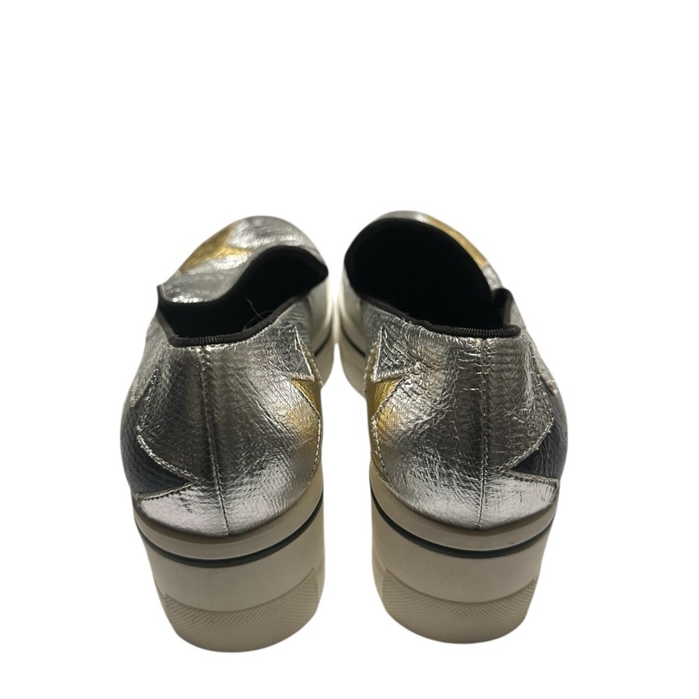 Stella McCartney Silver and Gold Star Athletic Shoes size 5.5 - Picture 8 of 12